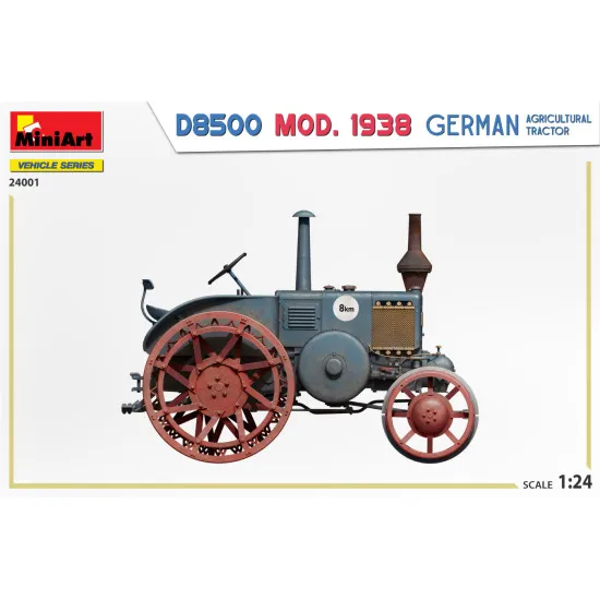Miniart 24001 - 1/24 - German Agricultural Tractor Plastic Model