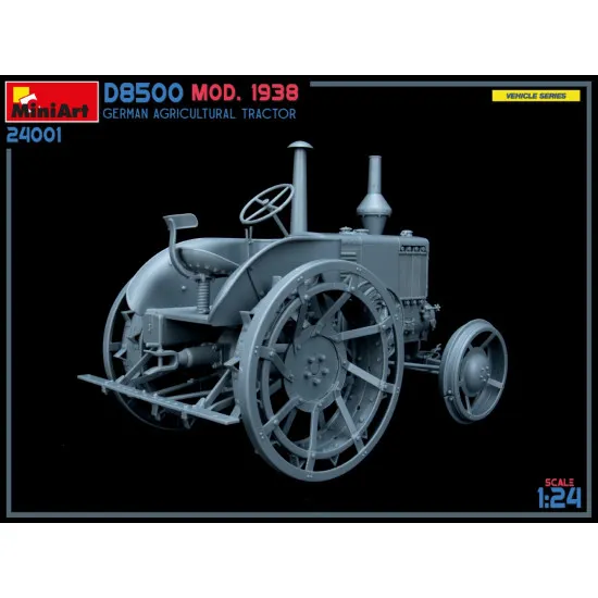 Miniart 24001 - 1/24 - German Agricultural Tractor Plastic Model