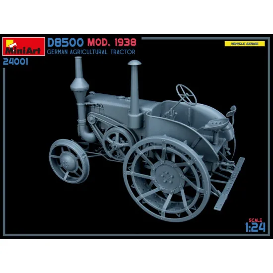 Miniart 24001 - 1/24 - German Agricultural Tractor Plastic Model