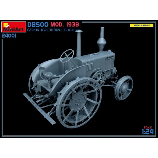 Miniart 24001 - 1/24 - German Agricultural Tractor Plastic Model