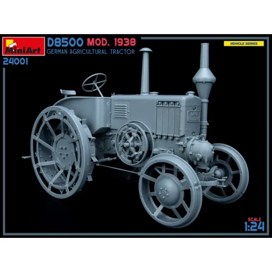 Miniart 24001 - 1/24 - German Agricultural Tractor Plastic Model