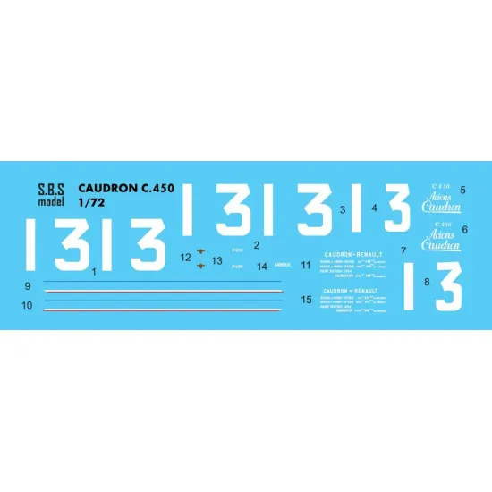 Sbs 7022 1/72 Caudron C 450 Resin Model Kit Military Aircraft