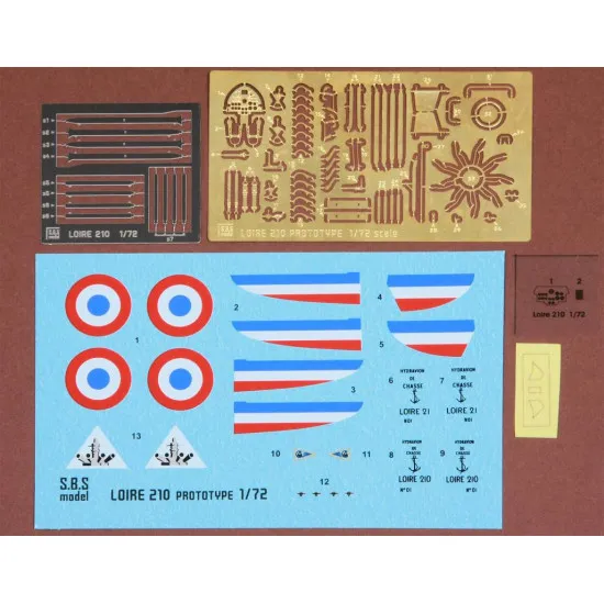 Sbs 7024 1/72 Loire 210 Prototype Resin Model Kit Military Aircraft