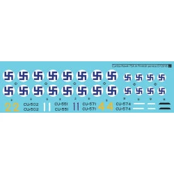 Sbs D72018 1/72 Decal For Curtiss Hawk 75a In Finnish Service