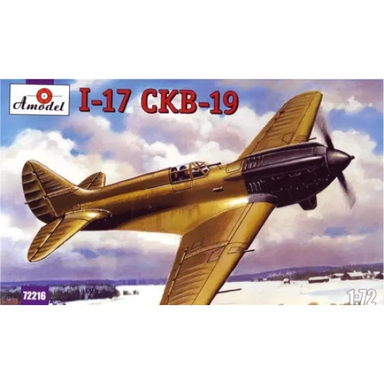 Polikarpov I-17 (CKB-19) Soviet single-seat fighter prototype 1/72 Amodel 72216