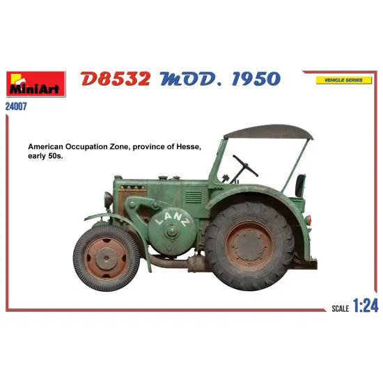 Miniart 24007 - 1/24 - German Traffic Traktor Plastic Model