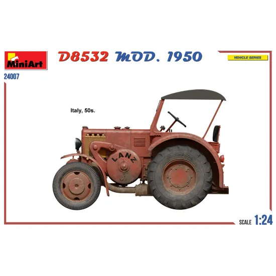 Miniart 24007 - 1/24 - German Traffic Traktor Plastic Model