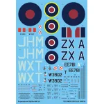 Techmod 24001 1/24 Supermarine Spitfire Mk Vb Polish Raf Fighter Wet Decal
