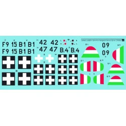 Sbs D72022 1/72 Decal For Junkers Ju-88 In Hungarian Service Ww Ii