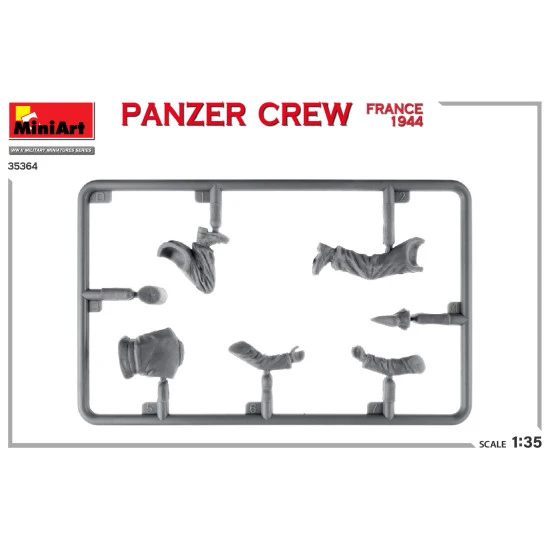 Miniart 35364 - 1/35 - Panzer Crew France 1944 Plastic Figures Kit