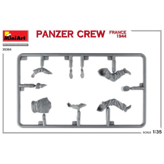 Miniart 35364 - 1/35 - Panzer Crew France 1944 Plastic Figures Kit