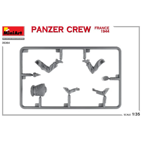 Miniart 35364 - 1/35 - Panzer Crew France 1944 Plastic Figures Kit