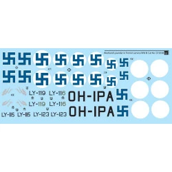 Sbs D72038 1/72 Decal For Westland Lysander In Finnish Service Ww Ii