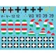 Sbs D48024 1/48 Decal For Messerschmitt Bf-109f In Hungarian Service Vol I