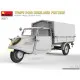 Miniart 35371 - 1/35 - Tempo E400 Hochlader Pritsche German 3 Wheel Delivery Truck