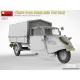 Miniart 35371 - 1/35 - Tempo E400 Hochlader Pritsche German 3 Wheel Delivery Truck