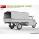 Miniart 35371 - 1/35 - Tempo E400 Hochlader Pritsche German 3 Wheel Delivery Truck