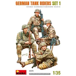 Miniart 35376 - 1/35 - German Tank Riders Set 1 Plastic Figures Kit