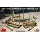 Miniart 35398 - 1/35 - 7 5cm Pak40 Ammo Boxes With Shells Set 1 Plastic Model
