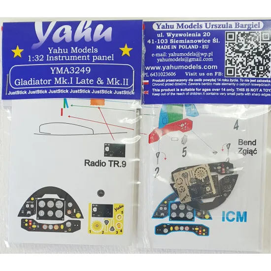 Yahu Model Yma3249 1/32 Gladiator Ii For Icm Accessories For Aircraft