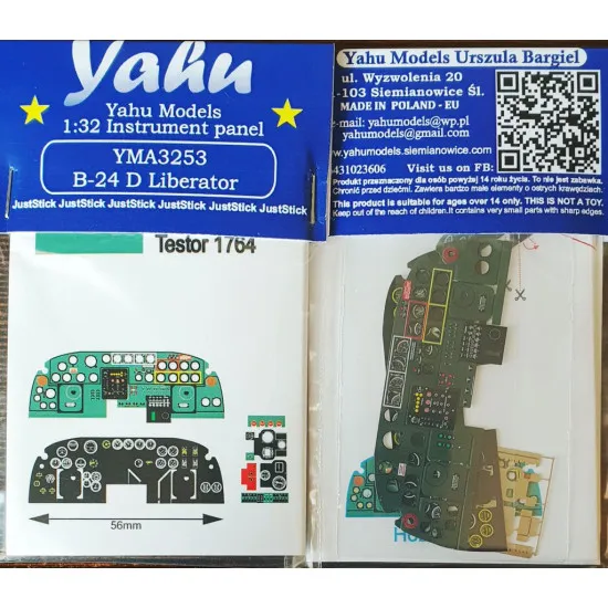 Yahu Model Yma3253 1/32 B-24 D For Hobbyboss Accessories For Aircraft