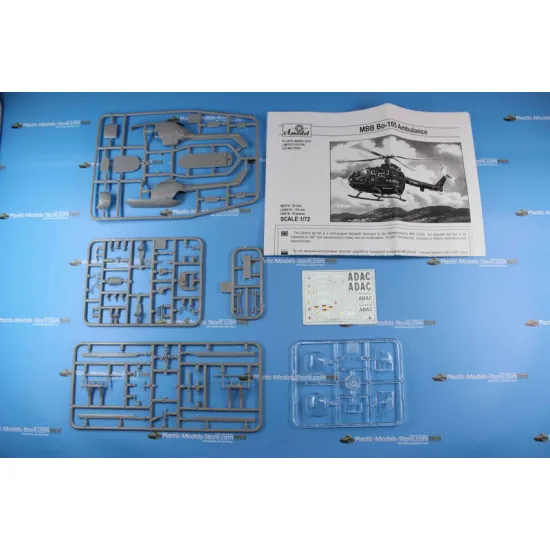 MBB Bo-105 helicopter 1/72 Amodel 72255
