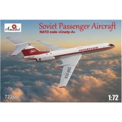 Tupolev Tu-134 Interflug airlines 1/72 Amodel 72260