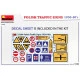 Miniart 35664 - 1/35 - Polish Traffic Signs 1930 40s Plastic Model Accessories