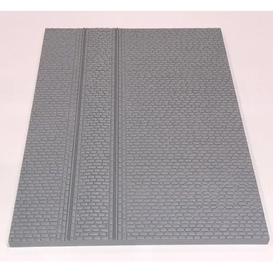 Miniart 36065 - 1/35 - Cobblestone Road With Tram Line Dioramas Series