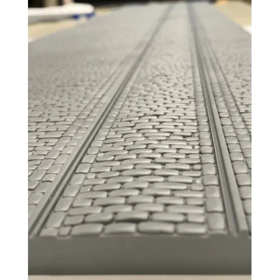 Miniart 36065 - 1/35 - Cobblestone Road With Tram Line Dioramas Series