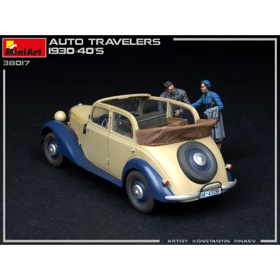 Miniart 38017 - 1/35 - Auto Travelers 1930 40s Plastic Figures Kit