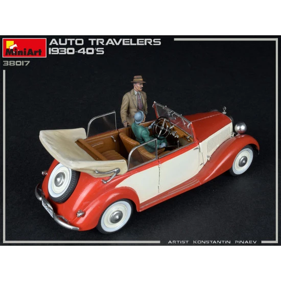Miniart 38017 - 1/35 - Auto Travelers 1930 40s Plastic Figures Kit