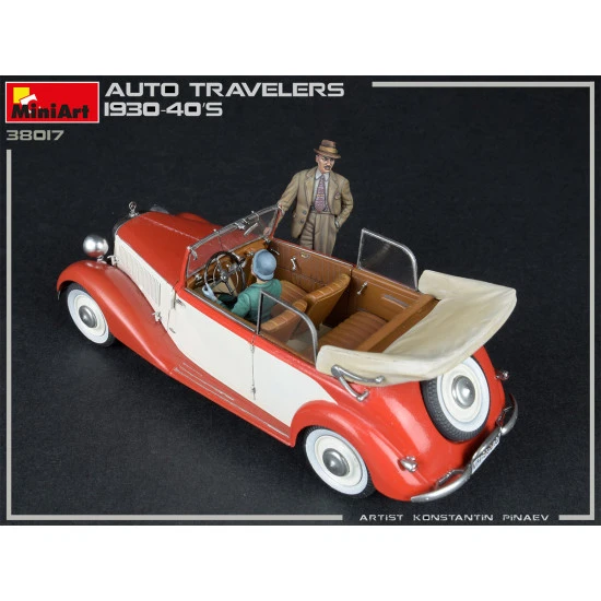 Miniart 38017 - 1/35 - Auto Travelers 1930 40s Plastic Figures Kit