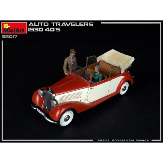 Miniart 38017 - 1/35 - Auto Travelers 1930 40s Plastic Figures Kit