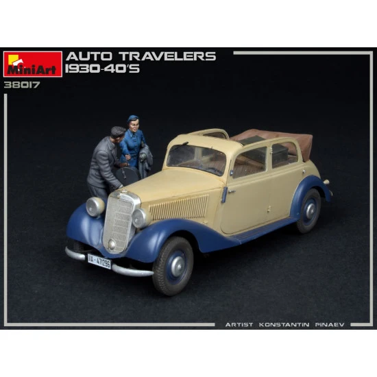 Miniart 38017 - 1/35 - Auto Travelers 1930 40s Plastic Figures Kit
