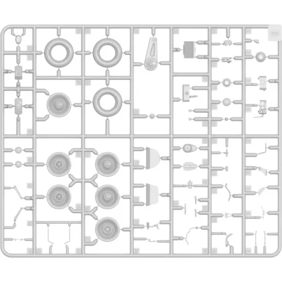 Miniart 38047 - 1/35 - Tempo E400 Kastenwagen 3 Wheel Delivery Box Track Model