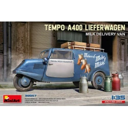 Miniart 38057 - 1/35 - Tempo A400 Lieferwagen Milk Delivery Van Vehicle Kit