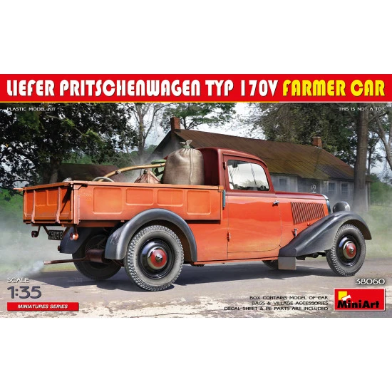 Miniart 38060 - 1/35 - Liefer Pritschenwagen Typ 170v Farmer Car Model Kit