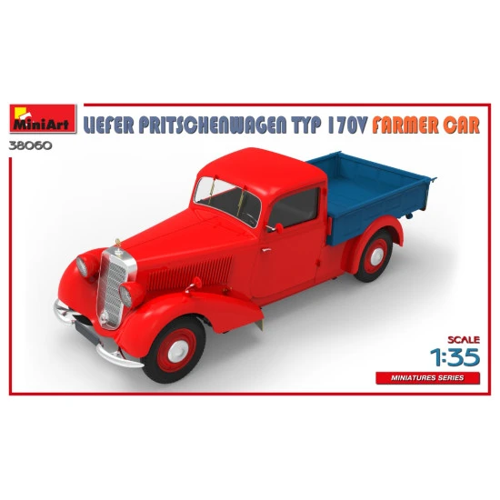 Miniart 38060 - 1/35 - Liefer Pritschenwagen Typ 170v Farmer Car Model Kit