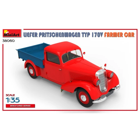 Miniart 38060 - 1/35 - Liefer Pritschenwagen Typ 170v Farmer Car Model Kit