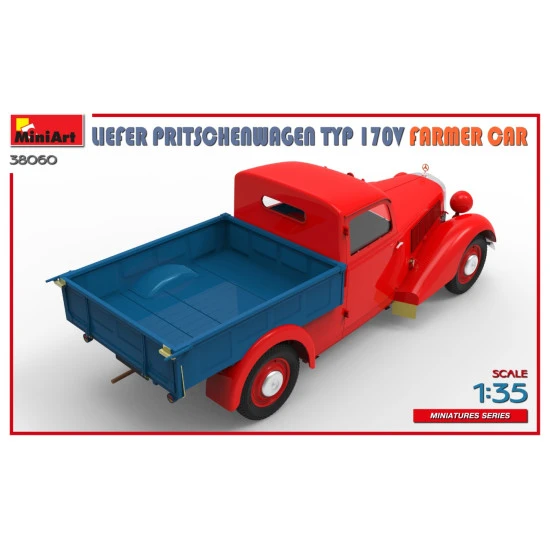 Miniart 38060 - 1/35 - Liefer Pritschenwagen Typ 170v Farmer Car Model Kit