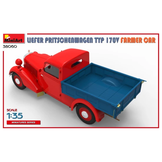 Miniart 38060 - 1/35 - Liefer Pritschenwagen Typ 170v Farmer Car Model Kit