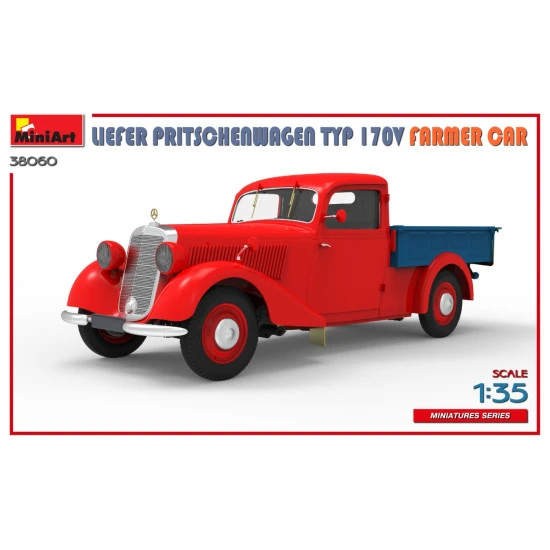 Miniart 38060 - 1/35 - Liefer Pritschenwagen Typ 170v Farmer Car Model Kit