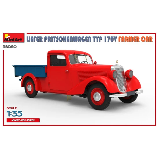 Miniart 38060 - 1/35 - Liefer Pritschenwagen Typ 170v Farmer Car Model Kit