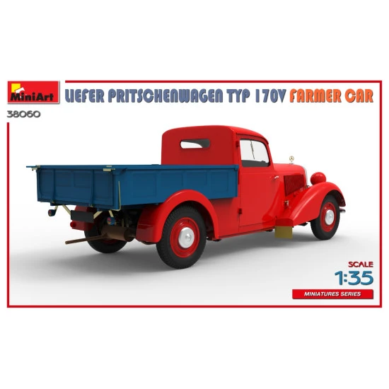 Miniart 38060 - 1/35 - Liefer Pritschenwagen Typ 170v Farmer Car Model Kit