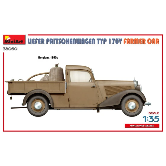 Miniart 38060 - 1/35 - Liefer Pritschenwagen Typ 170v Farmer Car Model Kit