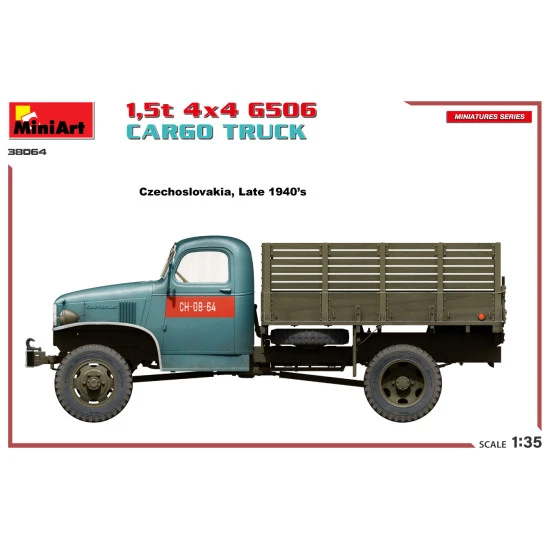 Miniart 38064 - 1/35 - 1 5t 4 4 G506 Cargo Truck Plastic Model Kit