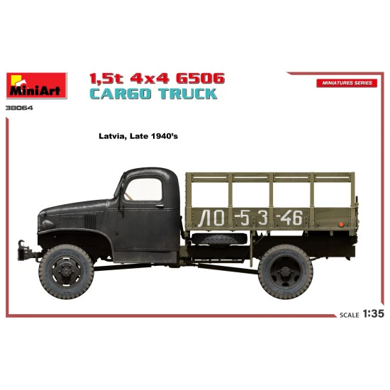 Miniart 38064 - 1/35 - 1 5t 4 4 G506 Cargo Truck Plastic Model Kit