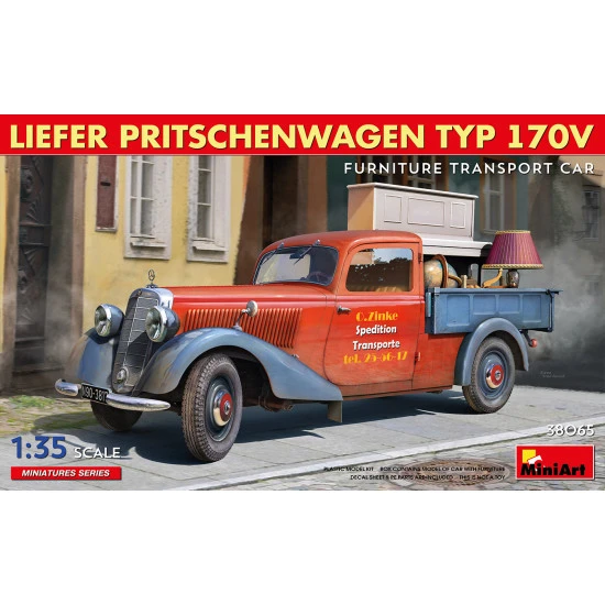 Miniart 38065 - 1/35 - Liefer Pritschenwagen Typ 170v Furniture Transport Car