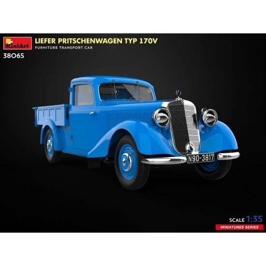 Miniart 38065 - 1/35 - Liefer Pritschenwagen Typ 170v Furniture Transport Car